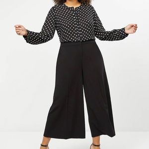 Allie Tailored Stretch Wide Leg Crop